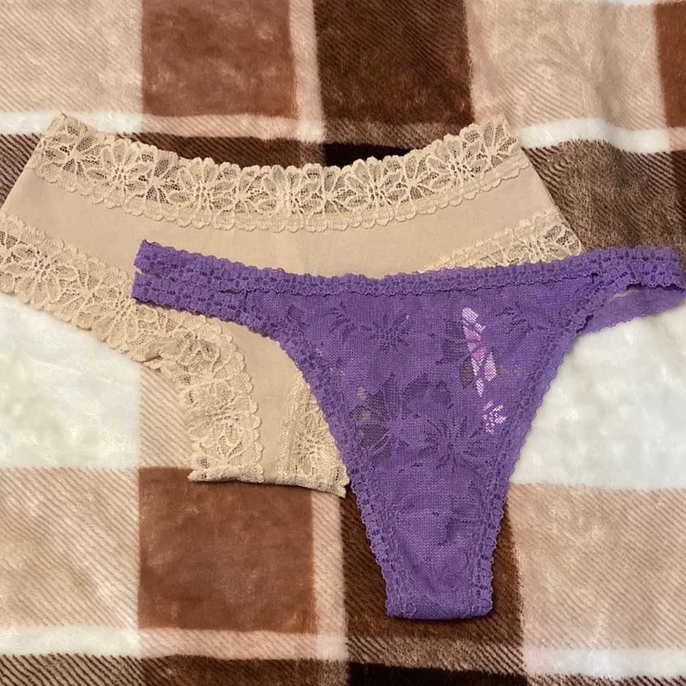 VS PINK • Set of 2 Panties, Size S - 1 NWT & 1 NWOT